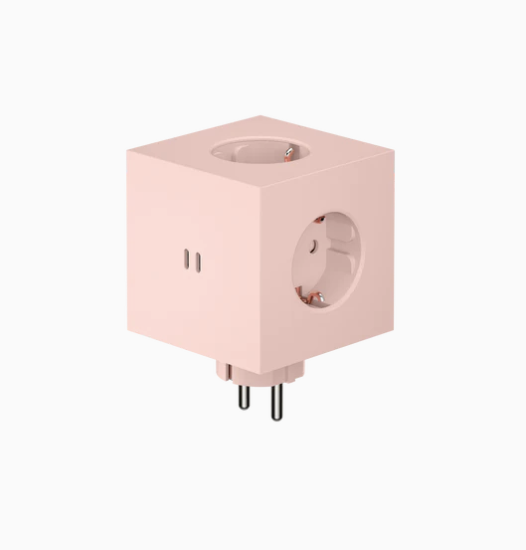 Stekkerdoos Square 2 - New Pink