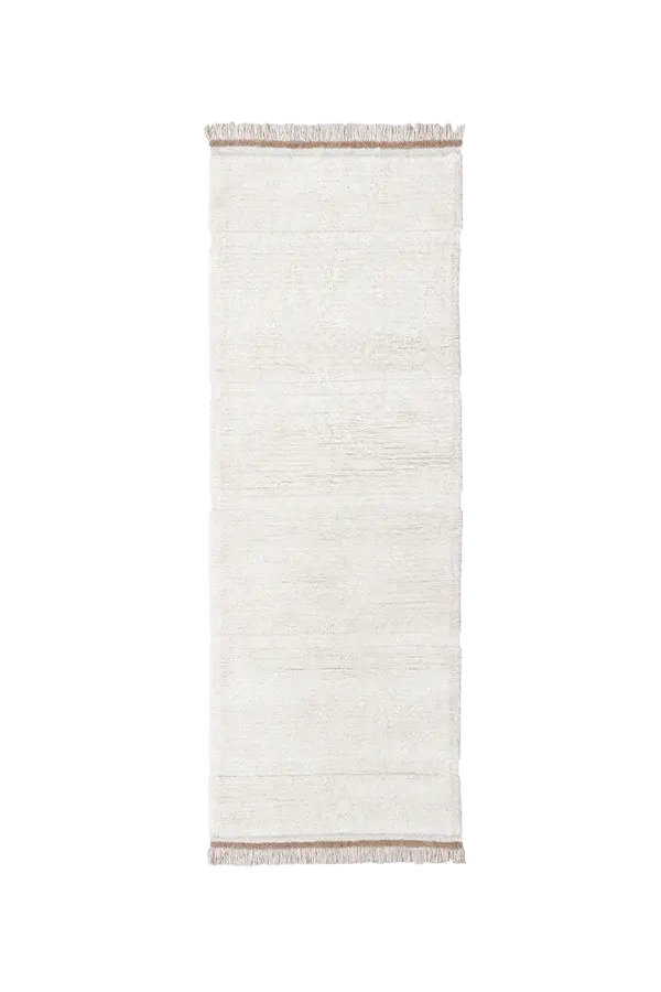 Vloerkleed Steppe - sheep white 80 x 230 cm